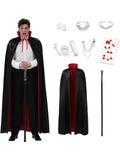 Adult Halloween Vampire Costume Accessories Set for Women Men