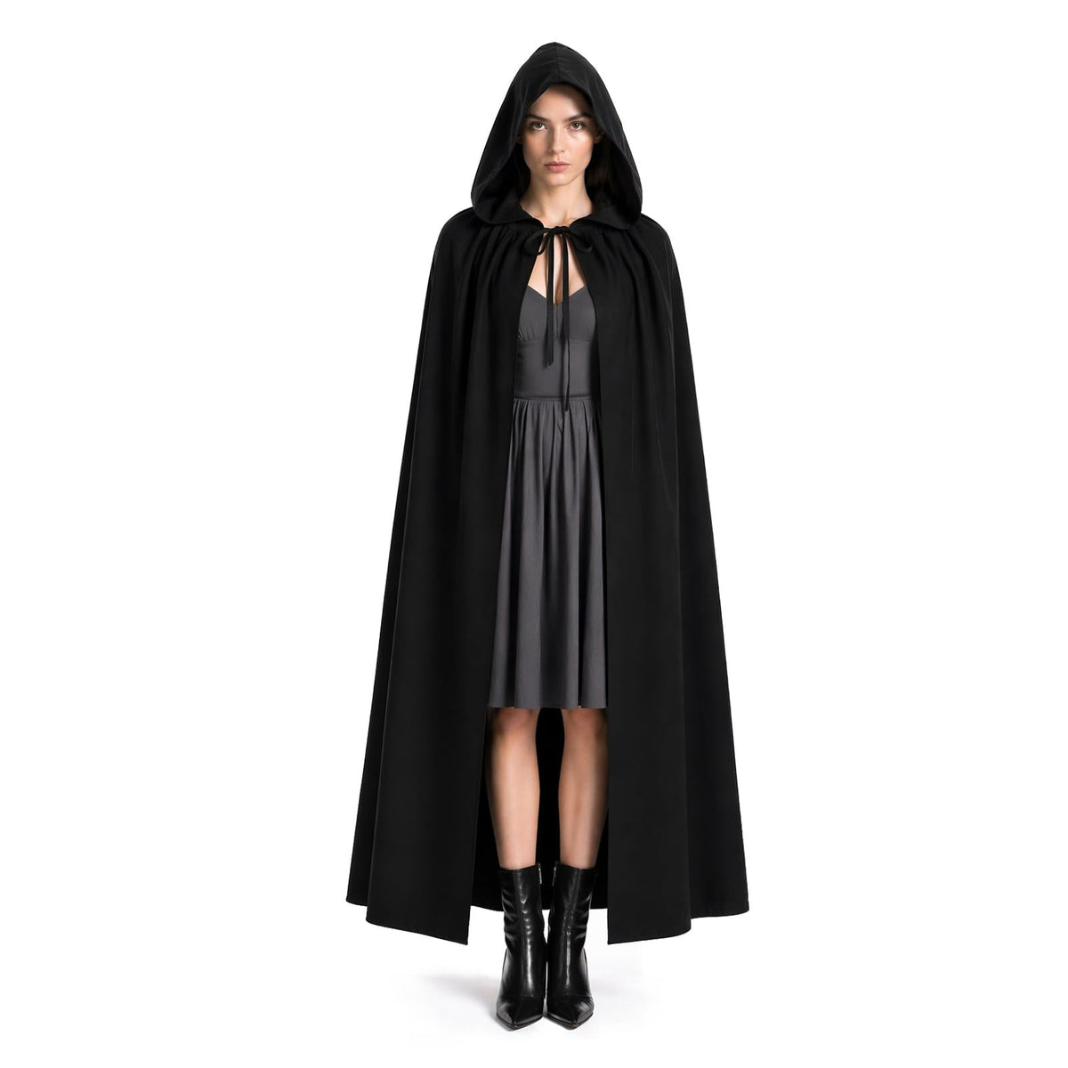 Halloween Gold Hooded Costume Cloak