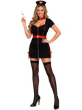 Women Black Nurse Costume