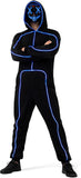 Adult Light-Up Stick Figure Halloween Costume with Mask for Halloween