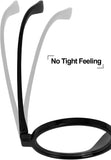Black Round Halloween Accessory Glasses for Adults