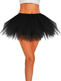 Black Orange White Tutus for Women Adults Tulle Skirt