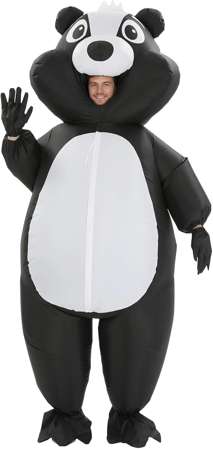 Inflatable Skunk Costume for Adults, Funny Halloween Blow Up