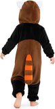 Toddler Red Panda Costume for Girls & Boys - 3D Hooded Animal Jumpsuit for Halloween Party