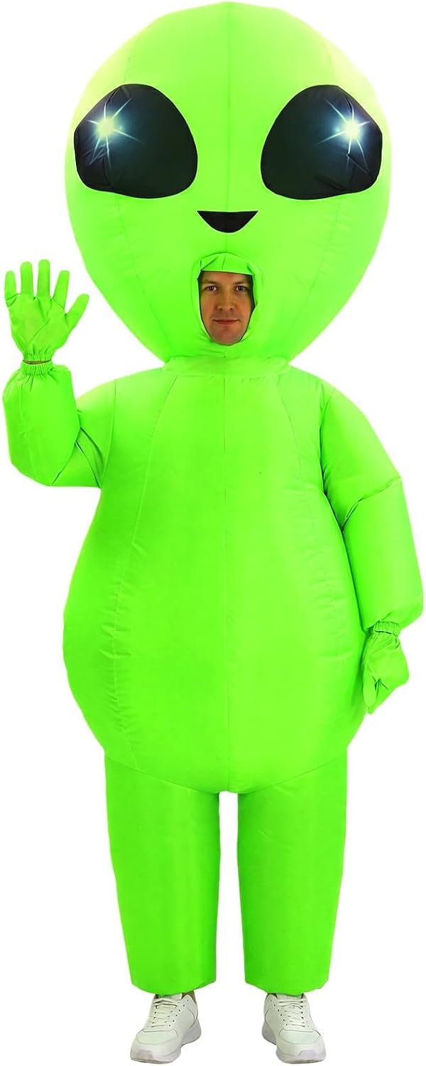 Inflatable Alien Costume for Adults, Funny Halloween Blow Up