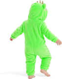 Toddler Frog Costume for Girls & Boys - 3D Hooded Animal Jumpsuit for Halloween Party
