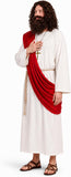 Men's Jesus Costume Adult Biblical Robe Costume with Accessories Halloween Cosplay Costume