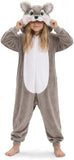 Kids Squirrel Costume for Girls & Boys - 3D Hooded Animal Jumpsuit for Halloween Party