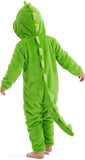 Toddler Dinosaur Costume, 3D Hooded Animal Jumpsuit for Halloween, 2-4T