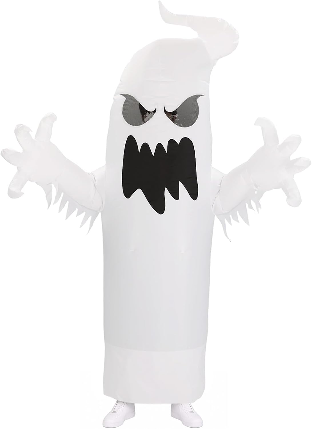 Inflatable Ghost Costume for Adults, Funny Blow Up Costumes for Halloween Cosplay Parties