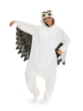 Adult Owl Onesie Costume - 3D Hooded Animal One-Piece Pajama for Halloween Men Women