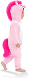 Toddler Pink Horse Costume for Girls & Boys - 3D Hooded Animal Jumpsuit for Halloween Party