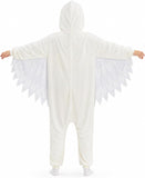 Adult Owl Onesie Costume - 3D Hooded Animal One-Piece Pajama for Halloween Men Women