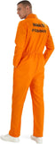 Adult Prisoner Costume for Men - Inmate Costumes Man Halloween
