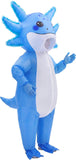 Inflatable Axolotl Costume for Adults Funny Blow Up Party Suit