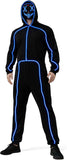 Adult Light-Up Stick Figure Halloween Costume with Mask for Halloween