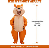 Inflatable Squirrel Costume for Adult, Halloween Funny Blow Up