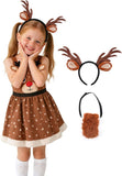 Reindeer Antlers Headband/Headband &Tail Costume Set