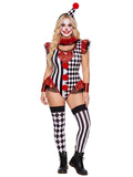 4 PCS Clown Costume for Women