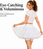 Petticoat Tutu Skirt for Women, Short Layered Tulle