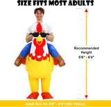Inflatable Rooster Costume for Adults, Funny Blow-Up Suit