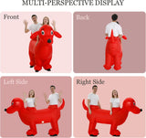 Two-Person Dachshund Inflatable Costume for Adults