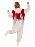 Adult Magical Bunny Onesie Costume - 3D Hooded Animal One-Piece Pajama for Halloween Women