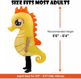 Inflatable Seahorse Costume for Adults, Funny Blow Up