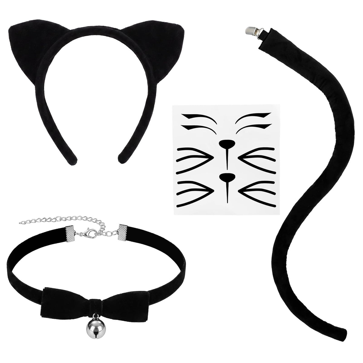 Ears and Tail Costume Set For Halloween
