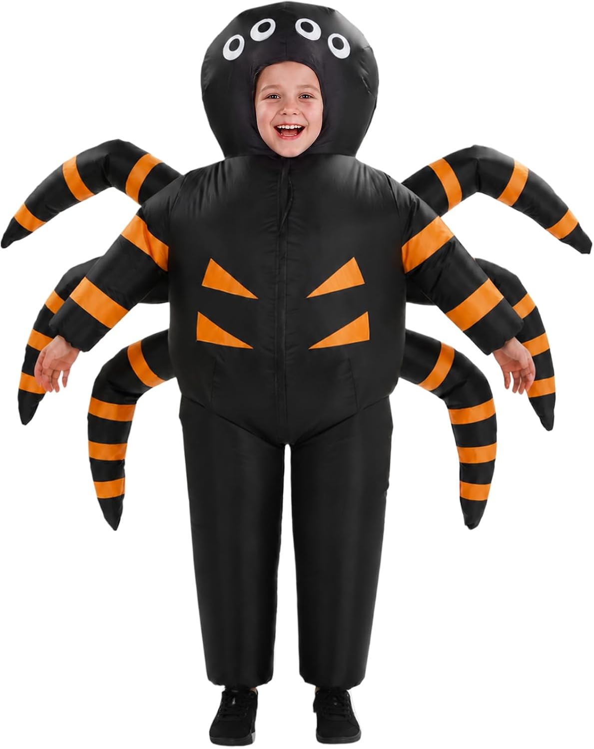 Inflatable Spider Costume for Kids, Funny Halloween Blow Up