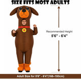Dachshund Inflatable Costume for Adults