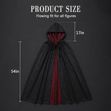 Halloween Gold Hooded Costume Cloak