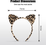 Cat Ears Headband Halloween Costume Accessory for Adult Women