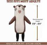 Inflatable Otter Costume for Adults Funny Blow Up