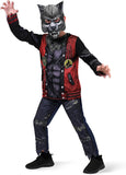 Kids Werewolf Costume for Boys - Scary Wolf Halloween Outfit Set with Shirt, Pants and Mask