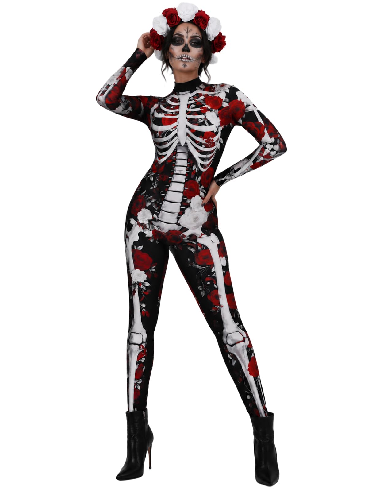 Women's Day of the Dead Skeleton Costume