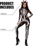 Women's Day of the Dead Skeleton Costume