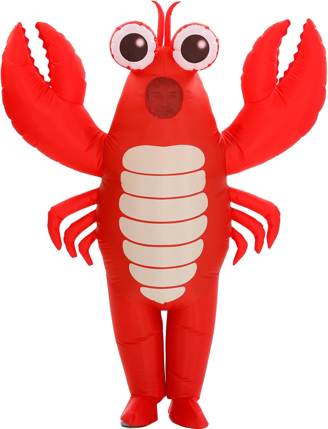 Inflatable Lobster Costume for Adults, Halloween Funny Blow Up