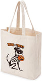 Halloween Skull Tote Bag, Trick or Treat Bag for Parties