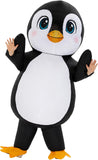 Kids Inflatable Penguin Costume, Halloween Funny Blow Up Suit