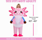 Inflatable Axolotl Costume for Adults, Halloween Costume