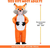 Fox Inflatable Halloween Costume for Adults, Blow Up Suit