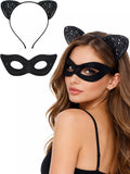 Cat Ears Headband for Women, Halloween Costume Accessories