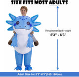 Inflatable Axolotl Costume for Adults, Halloween Costume