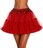 Petticoat Tutu Skirt for Women, Short Layered Tulle