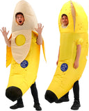 Adult Inflatable Banana Costume Funny Blow Up Halloween Outfit