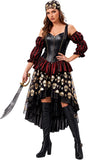 Womens Pirate Costume, Halloween Pirate Dress for Women