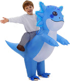 Inflatable Axolotl Costume Kids, Funny Ride-on Blow Up Outfit
