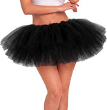 Black/White/Mulitcolor Tutu Skirt for WomenFluffy Layered