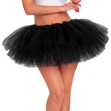Black/White/Mulitcolor Tutu Skirt for WomenFluffy Layered